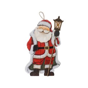 22LEG092-Babbo Lanterna con Luci Led 30 x 52 cm.