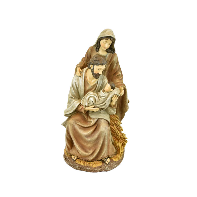 Natività in resina dipinta a mano