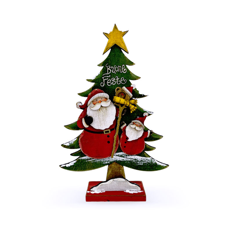 24LEG116-Albero Standing in Legno 30 cm.