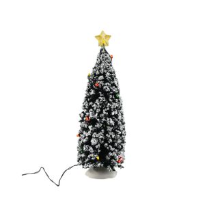Albero di Natale con luci colorate