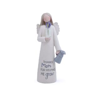 Angeli in resina dipinti a mano