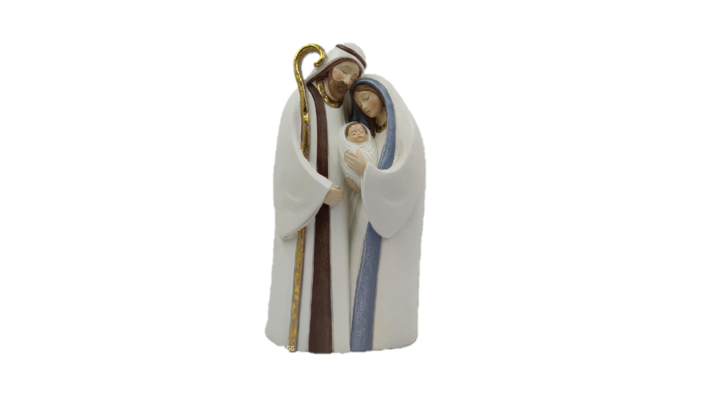 Natività White & Blue 32 cm. - immagine 2