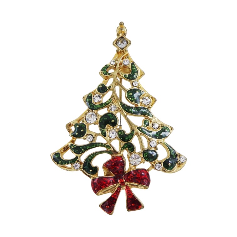 Spilla Albero Svarowski con Fiocco