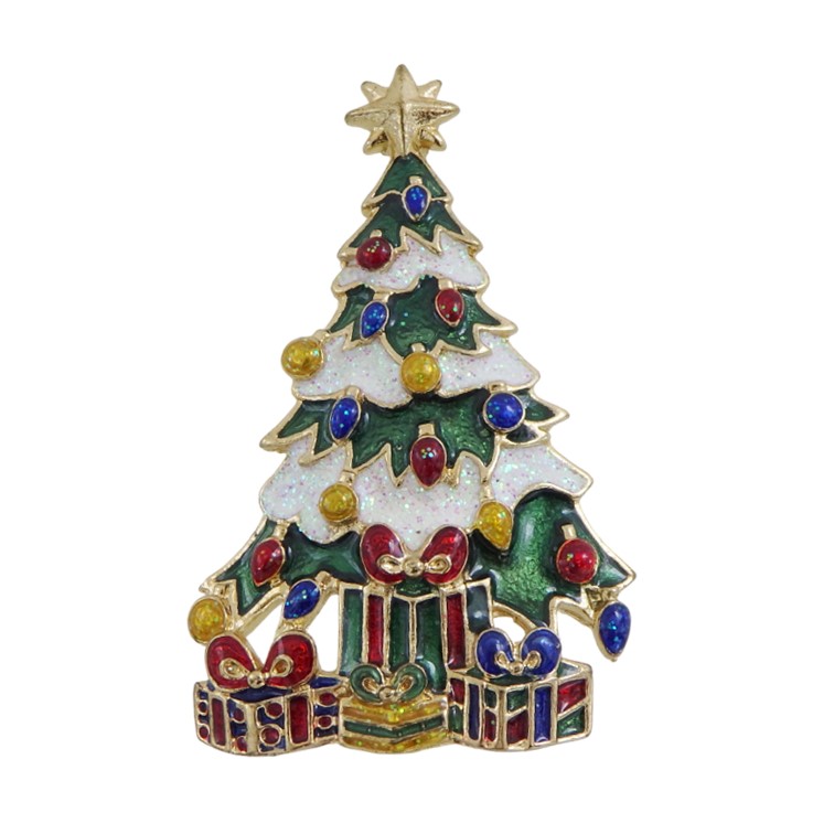 Spilla Albero Innevato