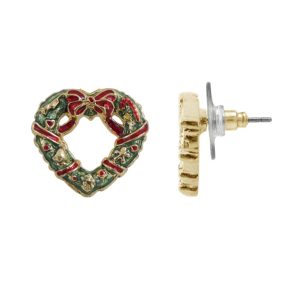 Orecchini Ghirlanda Cuore