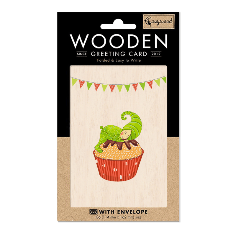 Green cupcake