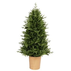 Albero con Vaso Dorato 120  cm. 160 Led