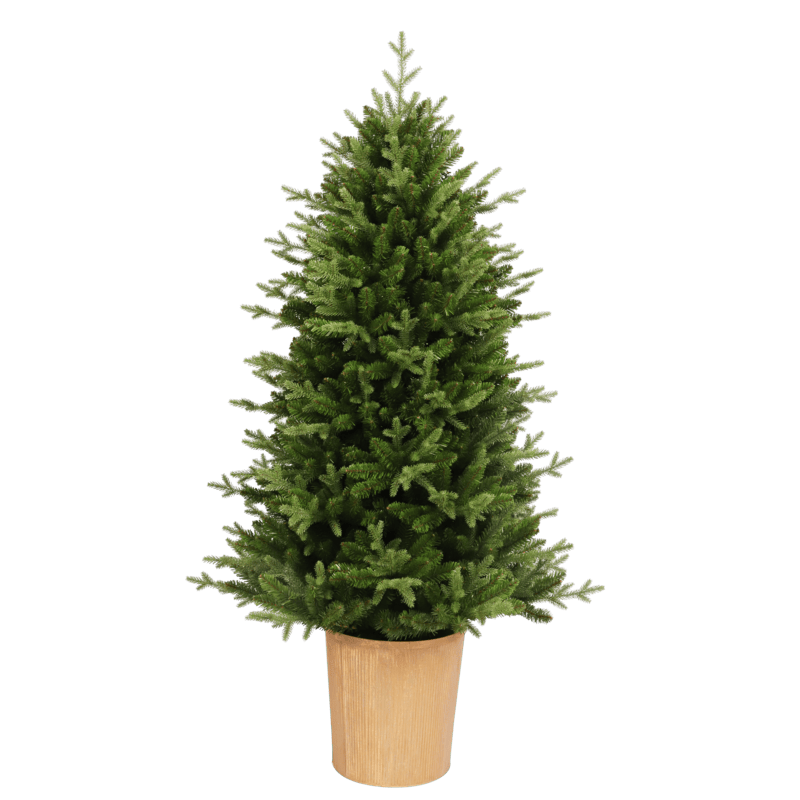 Albero con Vaso Dorato 120  cm. 160 Led