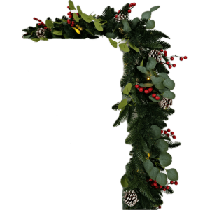 Festone Leaf & Red 180 cm. 50 Led