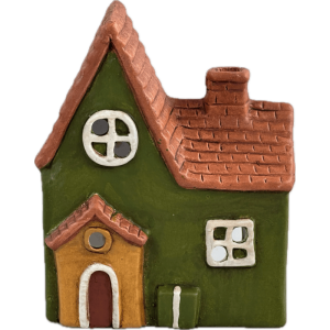 Casa Verde Torcello in Ceramica, T-Light, 12 x 14 cm.