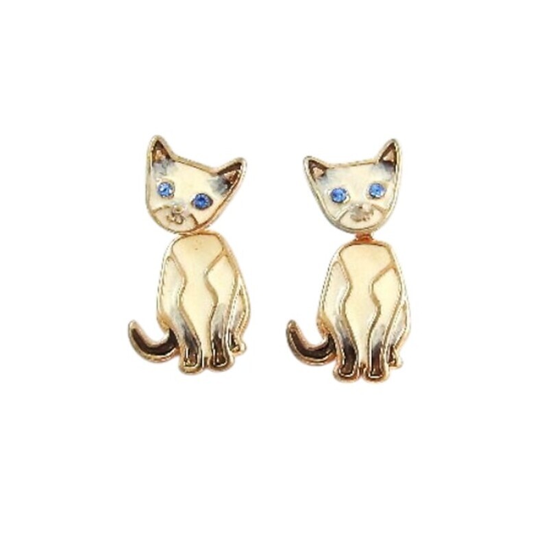 Orecchini Gatto Front Back
