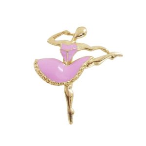 Spilla Ballerina Rosa