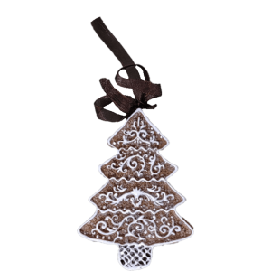 Addobbo Albero Gingerbread, 9 cm.