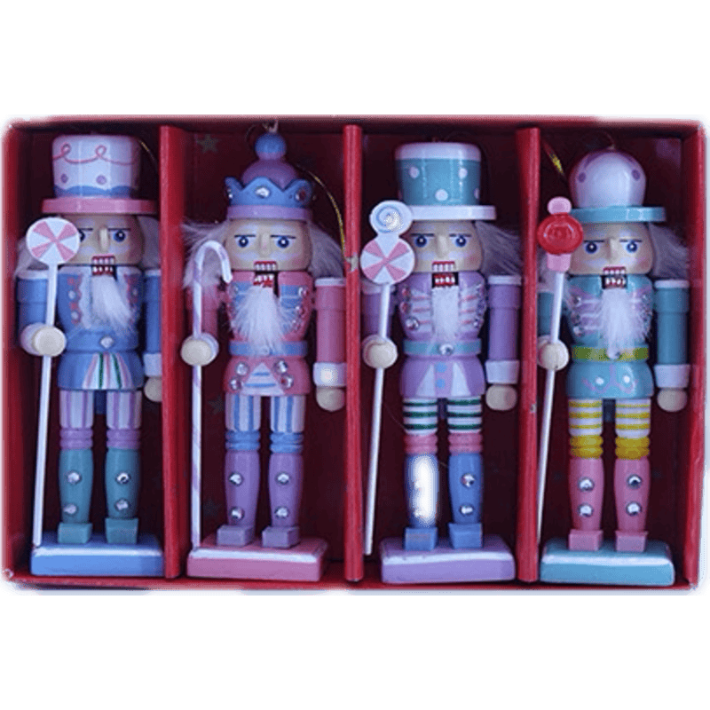 Box 4 Schiaccianoci Candy, 12,5 cm.