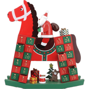 Calendario dell'Avvento Cavallo, 40 cm.