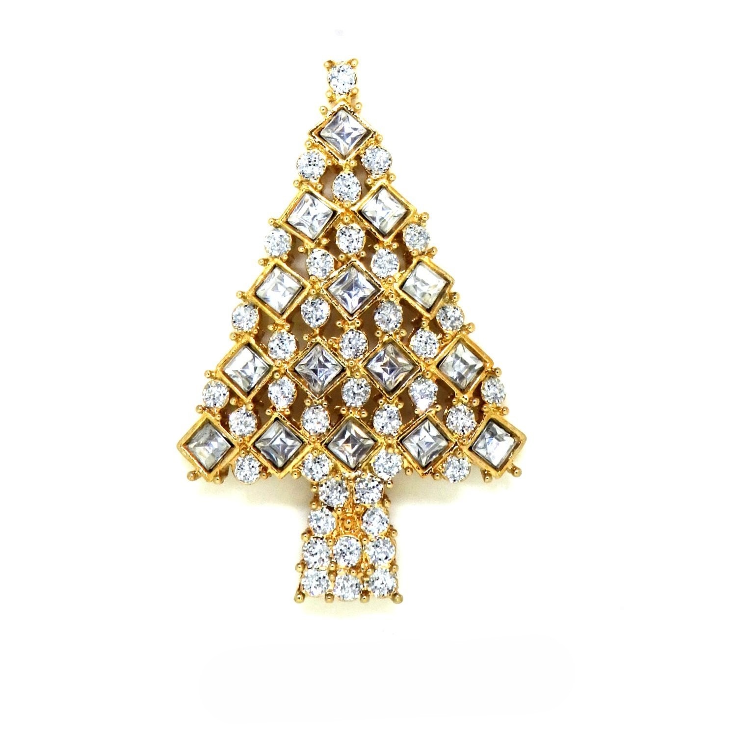 Spilla Albero Swarovski