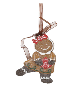 Addobbo Omina Gingerbread Color, 10 cm.