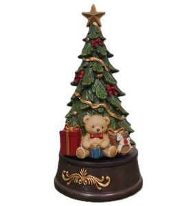 Albero Carillon con Orsetto, 19 cm.