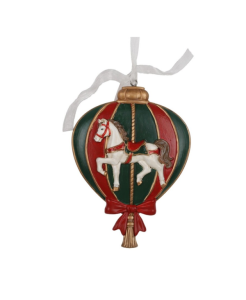 Addobbo Mongolfiera Circus, 12 cm.