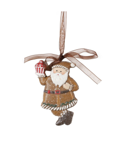 Addobbo Babbo Muffin Gingerbread Color, 10 cm.