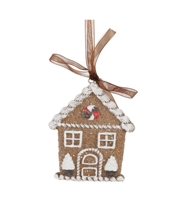 Addobbo Casetta Gingerbread Color, 8,5 cm.